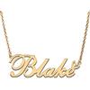 RONKAH Collana con ciondolo personalizzato con nome personalizzato con cuore collana personalizzata miglior regalo per le donne Natale San Valentino festa della mamma compleanno AU