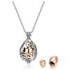 PiercingJak Collana urna funeraria cenere ciondolo bottiglia in acciaio inossidabile farfalla contenitore souvenir amore gioielli donna regalo con catena, Taglia unica, Acciaio inossidabile, nessuna