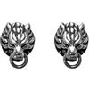 Kashasin Final Fantasy, orecchini a bottone con nuvola, lupo, Claude, lupo, VII FF7AC S925, in argento, per cosplay, Argento sterling