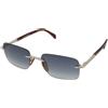 David Beckham DB 1195/S 8JD/1V | Occhiali da Sole Graduati o Non Graduati | Prova Online | Metallo | Rettangolari | Oro | Adrialenti