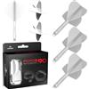 Mission Darts Force 90 | Freccette con sistema integrato di precisione M bianco