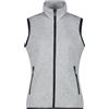 Cmp Gilet Pile Effetto Lana Ghiaccio Donna