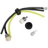 Lagomloot Kit guarnizioni Serbatoio con 3 Tubi e filtri per decespugliatore Echo, 18 mm/20 mm, Set di Tubi Carburante con Tubo di aspirazione di Ritorno