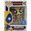 Funko - Figurine Disney Marvel - Deadpool Yellow Costum Exclu Pop 10Cm