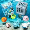 Generic Underwater Dive Rescue Toys - Diving Pool Toys, Diving Cages Toy with Animals Floating, Dive Treasure Hunt Water Play for Swim Training, Beach Lake Bath Summer Party Gift for 3-12 Year Old Boys Girls