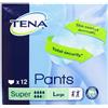 NRS Healthcare Tena Pants, Pannoloni per Adulti, Super Large, 12 Pezzi