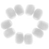 Inzopo 10 spugne di protezione per microfono, 28 x 22 x 8 mm, colore: bianco