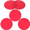 Hoement Pellicola Diffusore Luce Calda Rossa 5 Pezzi in Pet Autoadesiva Resistente allo Sbiadimento per Decorazioni Casa e Soggiorno Design Semplice e Tatto Delicato