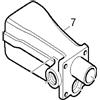 Makita Cannone Makita x 8035NB MARTELLO MAKITA COD: 152156-6