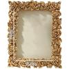 Qualoramall Cornice classica vintage in resina per foto da 15,7 cm e 17,8 cm, perfetta per un'elegante decorazione per la casa o l'ufficio (7,6 x 12,7 cm)