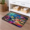 Generic Underwater Paradise, tappetino da bagno ad asciugatura rapida, tappetino da doccia assorbente con pesci colorati e coralli, in memory foam, lavabile, decorazione per il bagno, 50 x 81 cm