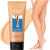 YUNFAN Leg Makeup Waterproof No Transfer - Leg Makeup Lotion,Leg Vein Cover up Makeup,Body Makeup Waterproof Foundation for Women,Long Lasting Leg and Body Scar Covering Cosmetic for Tattoo Cover up (2#)