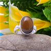 Handmade Splendid di Tigre Occhio Gemma 925 Argento Sterling Handmade Anello Tutti Misura