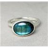 Beauty Pietra Labradorite 925 Argento Sterling Mano Anello Tutte le Misure X-25