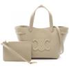 CELINE Borsa a tracolla CELINE Mini Cabas Anais 121743ENY18GT pelle beige NUOVA donna