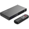 DIGITUS DS-55333 Switch HDMI 3x1-3 In 1 Out - UHD 8K/60 Hz HDTV: 7680 × 4320p - HDCP 2.3 & HDMI 2.1 - HDR, CEC, Deep Color, DTS, Dolby Digital, LPCM - Per TV, Monitor, PS5, PS4, Xbox