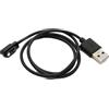 SYSTEM-S Cavo USB 2.0 da 50 cm, cavo di ricarica per smartwatch Haylou Watch S8, nero