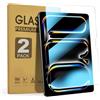 Junfire 2 pezzi Pellicola Protettiva Anti Luce Blu Glare per iPad Pro 11 Pollici (M4) 2024, Pellicola Protettiva Schermo Filtro Luce Blu in Vetro Temperato 9H, Compatibile con Modello