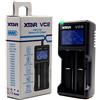 XTAR VC2 Caricabatterie LCD per batterie al Litio