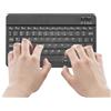 Generico Tastiera Bluetoothh Ergonomica - Computer Sottile Portatile, Design Wireless Ricaricabile, Universale Per Laptop, Tablet, Smartphone, Leggero Per La Casa Di Office Di Viaggio | Soluzione Di Digitazion