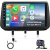 Hodozzy 2G 64G Android Autoradio per Opel Meriva B 2009-2014 Wireless Carplay Android Auto, 9 Pollici Touch Screen Navigazione GPS WiFi Bluetooth FM RDS con Retrocamera 2 Din Radio per Opel Meriva