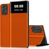 Nshkeji Cover per Samsung Galaxy A53 Custodia Pelle Portafoglio Flip a Libro con Porta Carte Slot Funzione Supporto Clear View Antiurto Caso Protezione Custodia per Samsung A53 5G Case