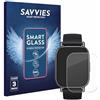 savvies 3 Pezzi Pellicola Protettiva Vetro per Xiaomi Redmi Watch 5 Lite Protezione Schermo, Lamina di Vetro, senza Bolle, Anti-Impronta, Anti Graffio