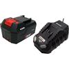 Generisch 1 batteria da 20 V 4 Ah Pap 20 B3 + 1 caricatore da 20 V 4,5 A PLG 20 C3 - Parkside Bundle/Set X20 V Team