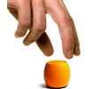 Boompods Zero Cassa con Microfono Portatile Bluetooth - Mini Altoparlante Impermeabile IPX6, 5 Ore di Autonomia, Ricarica Wireless, Funzione Selfie per Doccia, Esterni e Viaggiare, Arancione