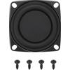QUARKZMAN 1 Pc Radiatore Passivo Woofer Da 2 Pollici Membrane Vibrante, Diaframma In Gomma Per Subwoofer Sostituzione Altoparlante Bass,(Con 4 Viti)