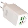 Genérico Base di ricarica multifunzione - Hub USB multiplo, stazione portatile, blocco di energia universale | design compatto sicuro, alimentazione rapida dispositivi mobili da viaggio
