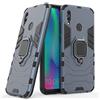 MaiJin Compatibile con Huawei P Smart (2019), Honor 10 Lite Cover, Custodia Armor Anello Cavalletto (Funziona con il Supporto Magnetico per Auto) Case Paraurti (Blu Navy)