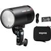 Godox AD100ProII Flash da studio TTL da 100 W, HSS a 1/8000 s, tempo di ricarica 0,01-1,5 s, con luce pilota da 2 W, zoom 28-85 mm, 490 flash a piena potenza, batteria integrata da 2850 mAh