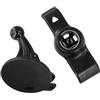 Igniport Supporto a ventosa per Garmin Nuvi 50 e 50LM GPS, girevole a 360 gradi, fissaggio stabile al parabrezza, leggero e durevole, nero