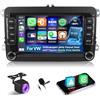 ETLFUCyber 4G+64G Autoradio per VW Volkswagen Jetta Passat Seat Golf Tiguan Skoda Polo con Senza Fili Carplay e Android Auto, 9 Pollici Android Stereo Auto con WiFi/GPS/Bluetooth 5.0/FM RDS