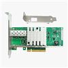 Lemspum 10 Gb Network Card Single SFP+ Port PCIE Ethernet Server for Intel X520-DA1 82599EN Chip Support Windows 7/8/10/11/Visa,Server/Linux/VMware