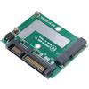 Kfwfuaee Adattatore convertitore MSATA a SATA 3 da 2,5 pollici (2,5 pollici)
