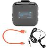 VETESHENM Lettore musicale MP3 M8, lettore MP3 HiFi portatile con clip rimovibile, riduzione del rumore ad alta definizione e sincronizzazione AI, sistema di ripristino della scena 3D per la (32G)