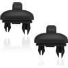 VAGCARS 2 ganci a clip per aletta parasole, clip di ricambio per aletta parasole, compatibile con Audi A1 A3 A4 A5 Q3 Q5 A7 B6 B7 B8 S4 S5, OEM #8U0857562A, 8E0857562 (nero)