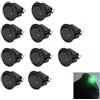ESUPPORT E Support™ 10 X Barca Auto 12V 16A Pulsanti interrutore a bilanciere DOT Rotonda Luce Verde LED Acceso spento Interruttore a levetta