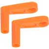 SUPVOX 2 Pezzi Maniglia Impugnatura Comoda di Ricambio per Avvolgitubo da Giardino in Plastica Arancione e Installazione Rapida per Uso Esterno e Giardinaggio