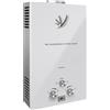 ZHIMAI Scaldacqua a gas da 18 l, 36 KW, LPG, scaldabagno istantaneo, scaldabagno senza serbatoio per casa, camper, cabine, fienili (18 l, 36 KW)