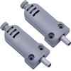 BYUTFA 2X Ammortizzatore Chiusura Porta pistone per Porta Armadio Armadio Armadio Chiusura Ammortizzata Cucina fermaporta cassetto Grigio