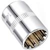 WheatThrive Bussola a 12 punti per chiave Torx da 3/8, in acciaio al cromo vanadio (14 mm)