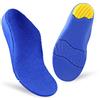 mmfoot Solette Plantari Per Bambini Comfort Atletico Gel in Uretano Poli Inserti Sportivi Per Bambini Cuscino Per Tallone Per Piedi Piatti Supporto Per Arco Dolore Al Piede -17CM