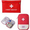 GHPKOTW 2 Kit di Pronto Soccorso Portatile,Borsa Pronto Soccorso,per Situazioni di Emergenza a Casa, Ufficio, Viaggio,Mini Borsa di Pronto Soccorso(Non contiene medicinali di emergenza)