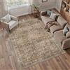PureCozy Tappeto Marrone per Soggiorno 160x230cm, Lavabile Vintage per Living Room, a Pelo Corto, Antiscivolo, Morbido, Stile Boho Retro per Cucina, Camera da Letto, Sala da Pranzo