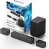 Ultimea Soundbar ULTIMEA Poseidon D60 5.1 Dolby Atmos (410 W, suono surround e bassi regolabili, HDMI eARC)