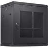 StarTech armadio per server di rete a parete 12U - Profondità 15,5'' - Armadio rack per server - Capacità di carico max. 200 lbs. Capacità di carico a pavimento - Pannelli laterali con porta bloccabile - Apparecchiature IT e A/V