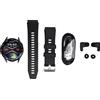 Gistuch smartwatch 2 in 1 con cancellazione del rumore AI, auricolari, chiamata Bluetooth, IP67, impermeabile, sport, fitness e cuffie per uomini e donne, nero
